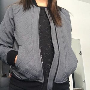 Athleta Quilted Bomber Jacket